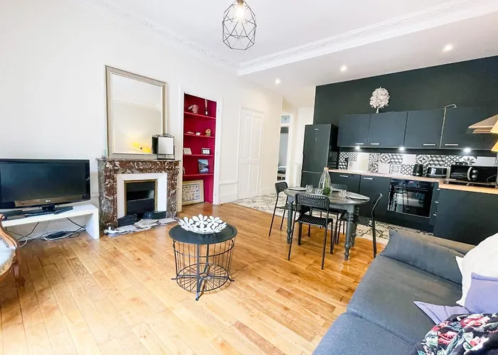 #h9 Le Spacieux De La Gare Large T4 Fully Equipped Gare De Appartement