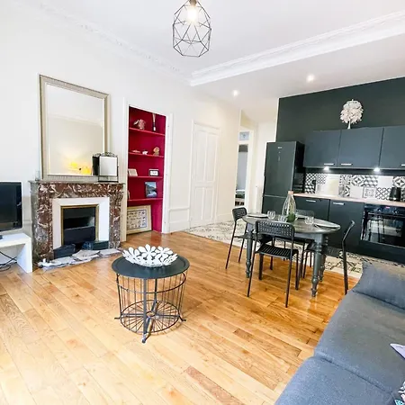 #h9 Le Spacieux De La Gare Large T4 Fully Equipped Gare De Apartament