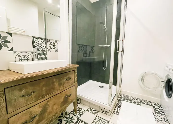 #h9 Le Spacieux De La Gare Large T4 Fully Equipped Gare De Apartament